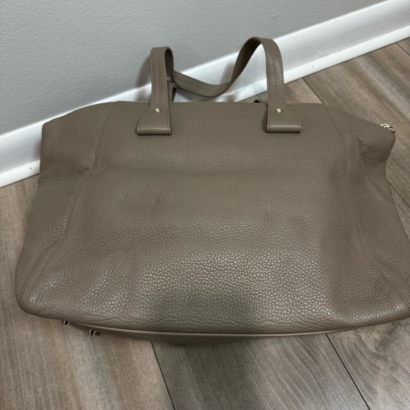Furla genuine leather taupe tote bag large - Picture 6 of 7